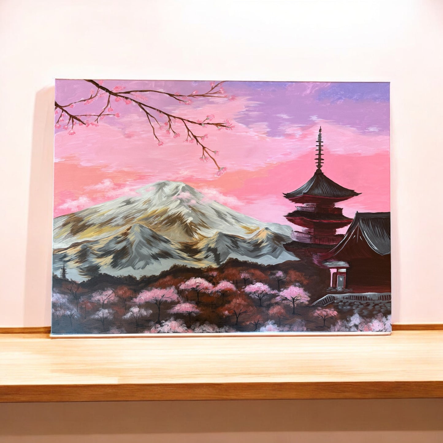 Blush over Kyoto print only